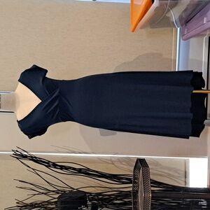 Elegant Navy Blue Women's Dress